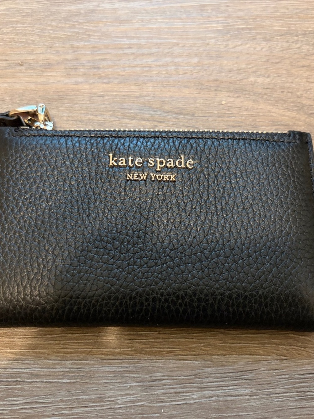 cute small black kate spade wallet